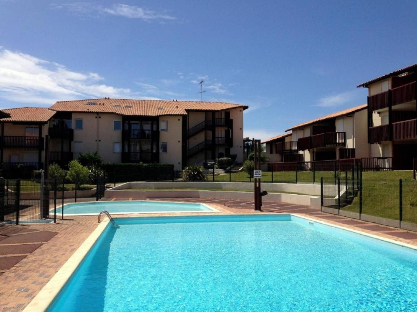 V-Landes 02-Vieux Boucau Appartement 4 Personnes Avec Vue Sur Le Lac Marin Dans Residence Avec Piscine Vieux-Boucau-les-Bains Extérieur photo